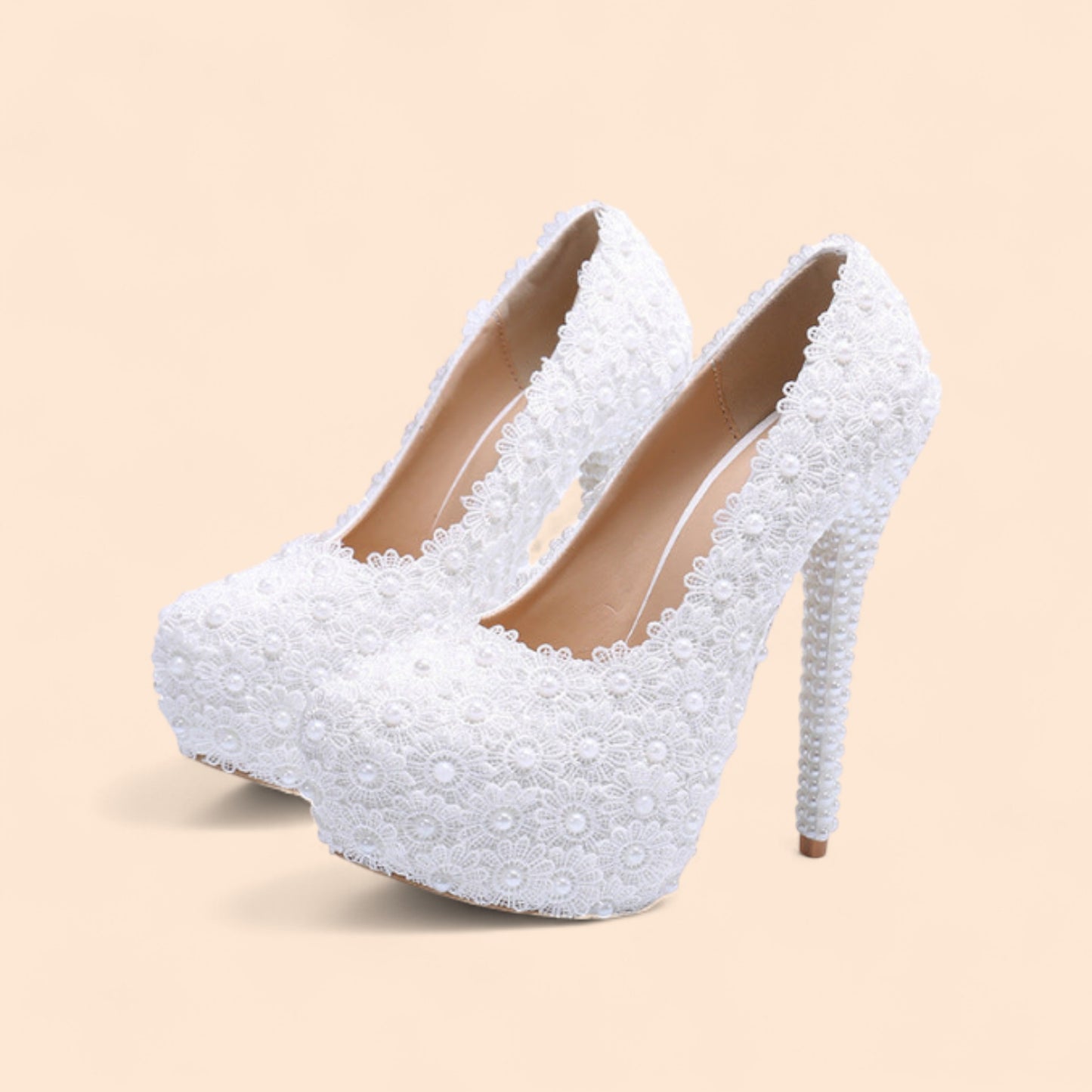 Sandalias Novia Plataforma Encanto Real