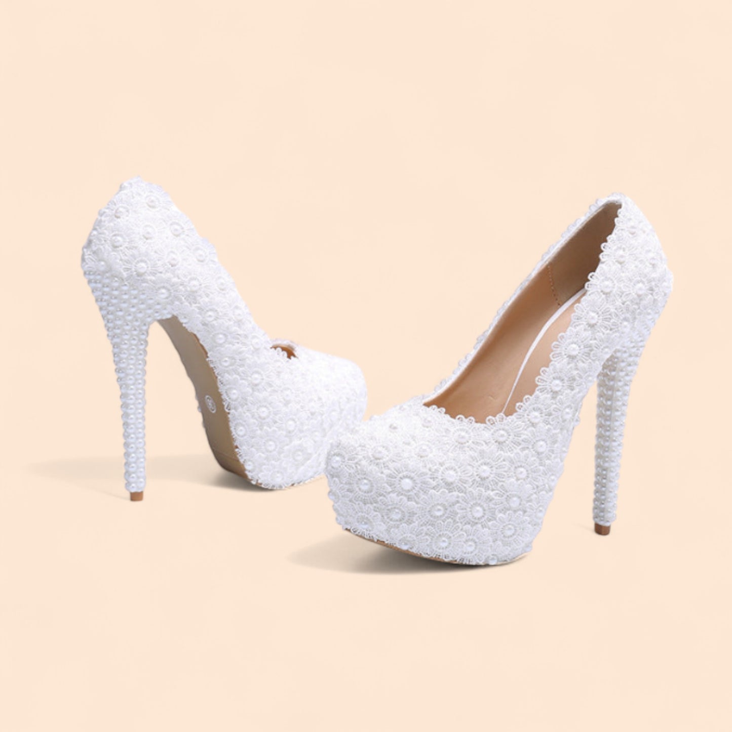Sandalias Novia Plataforma Encanto Real