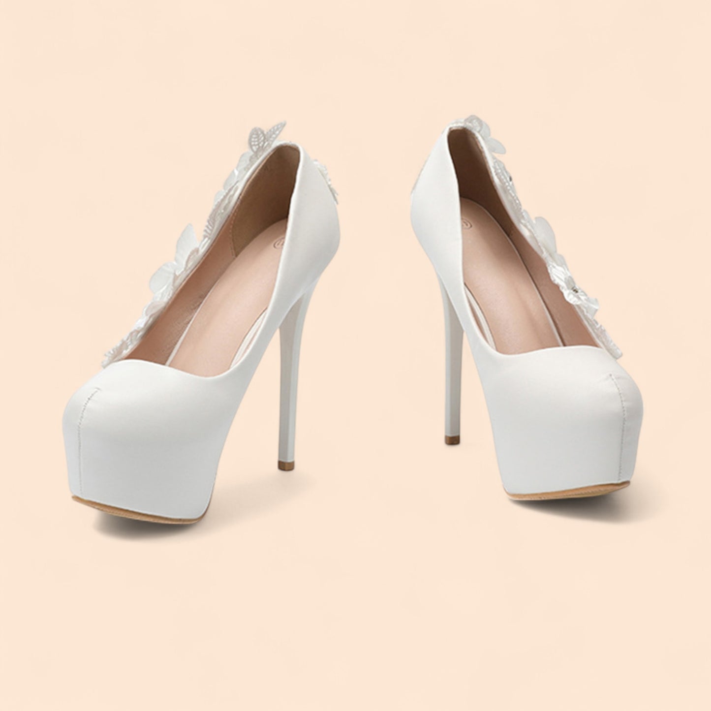 Sandalias Novia Plataforma Esencia Nupcial
