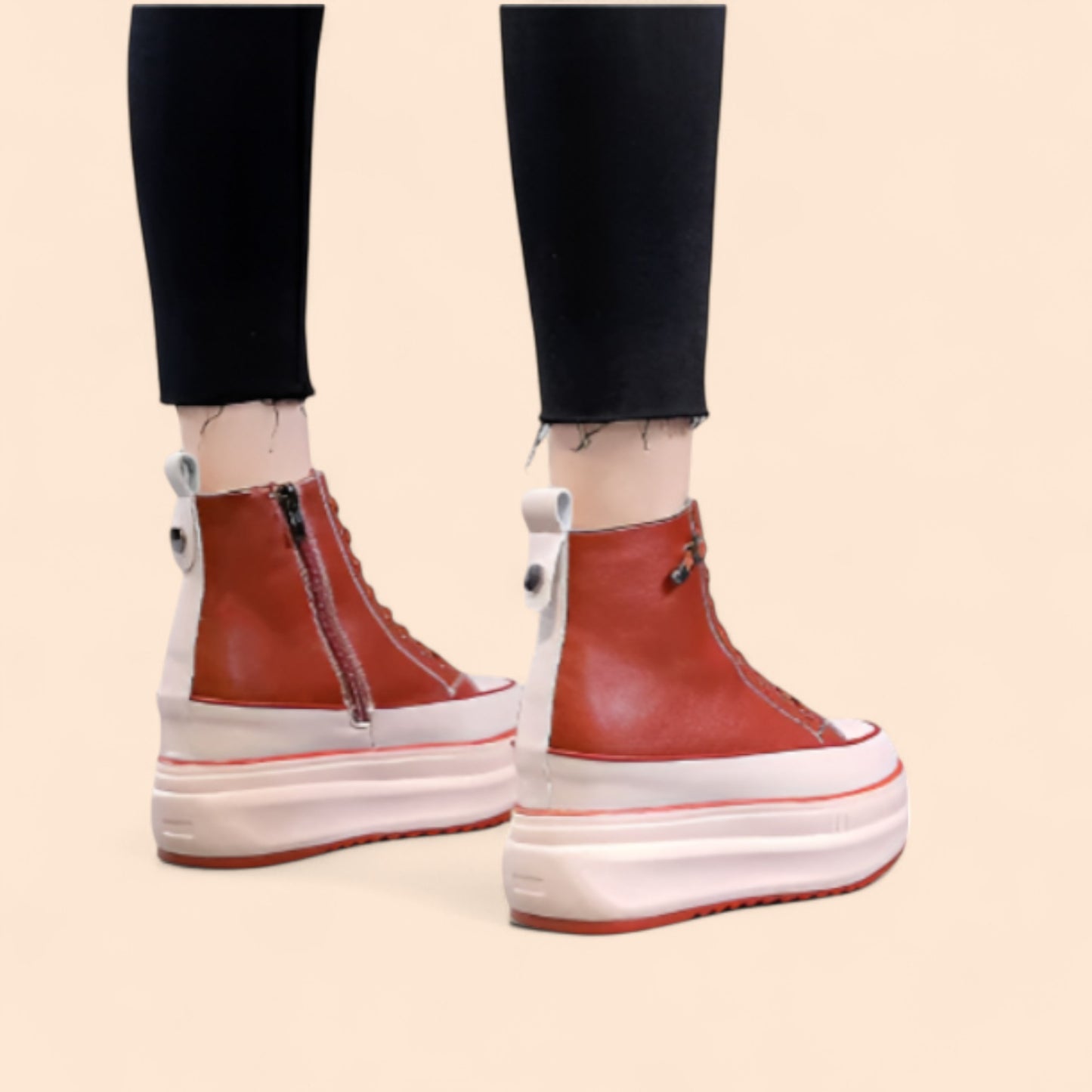 Zapatillas Marrones Plataforma Altitud