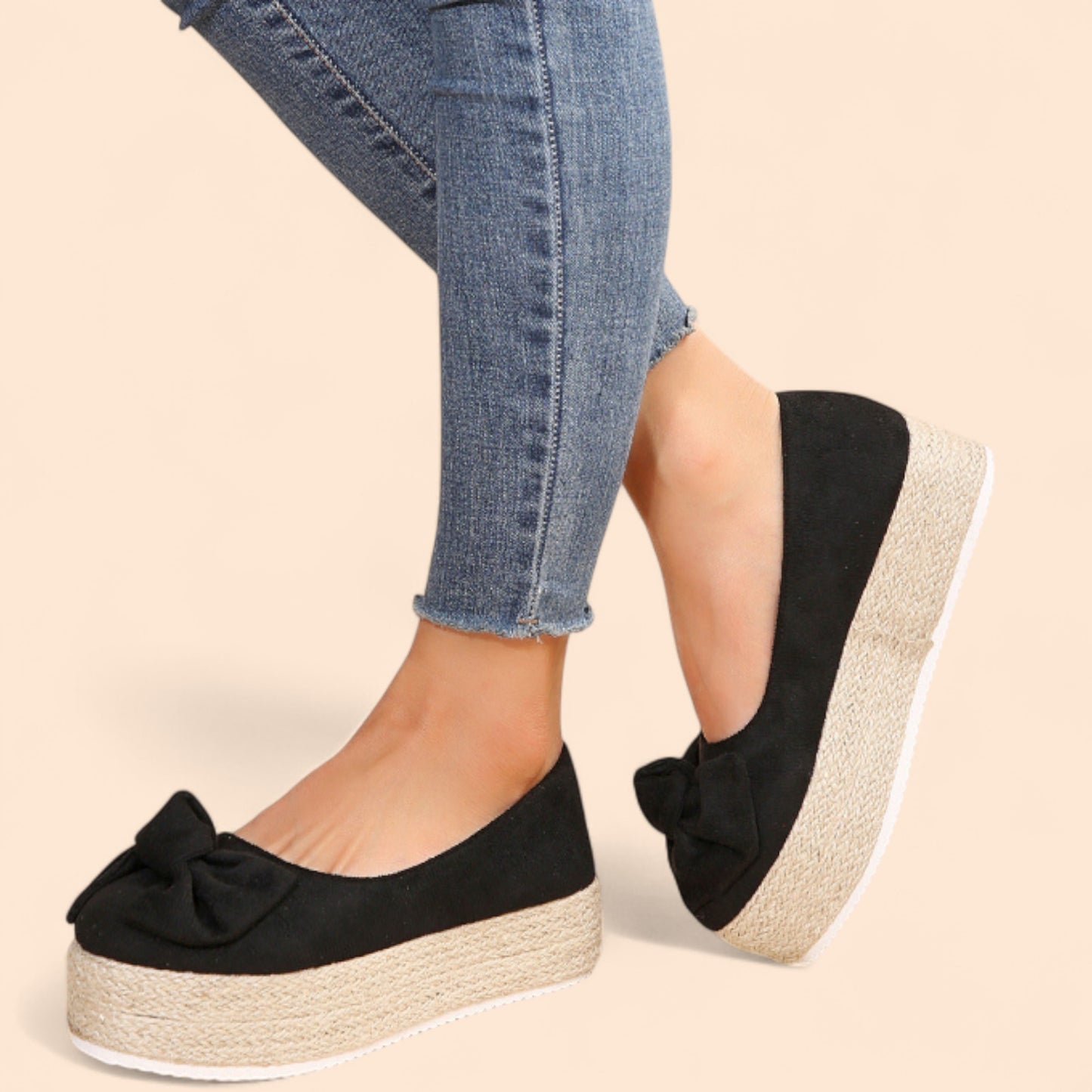 Sandalias Negras Plataforma Dulzura