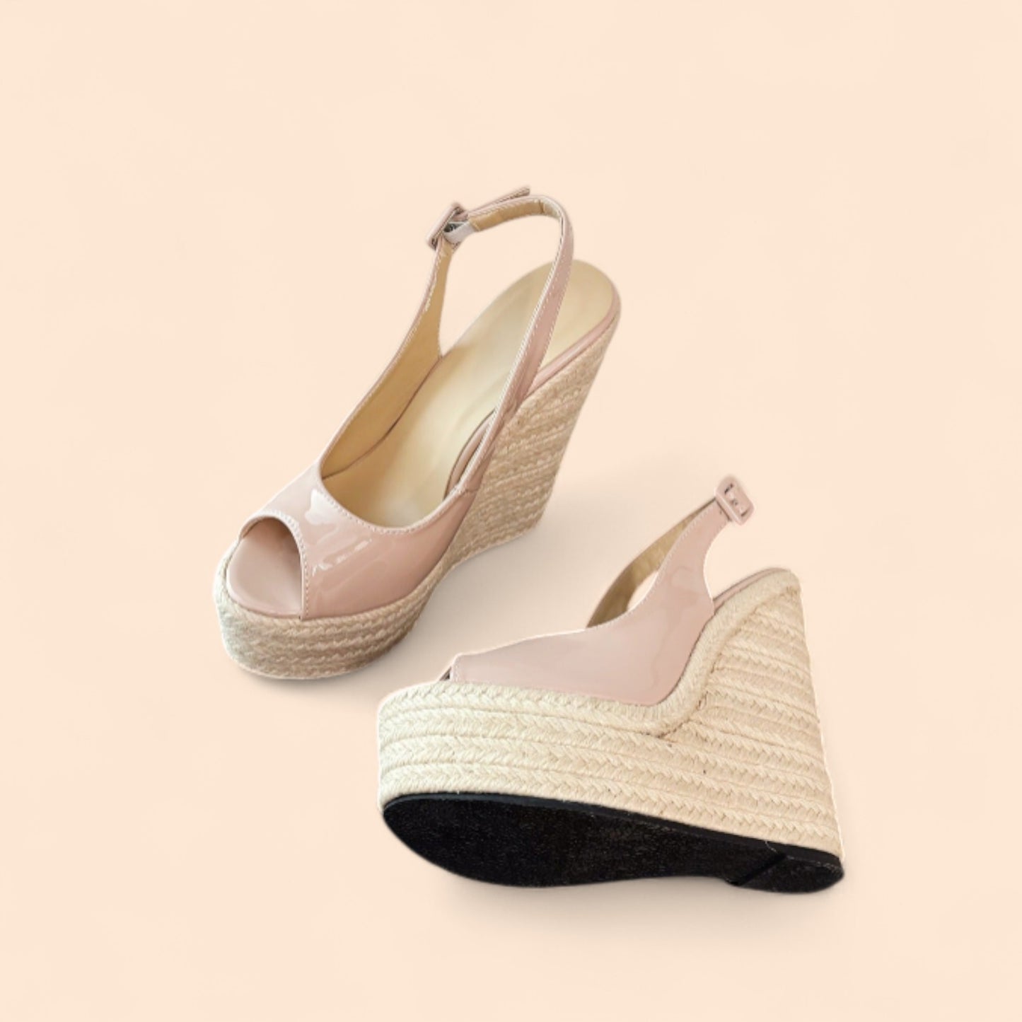 Sandalias Plataforma Beige Brisa