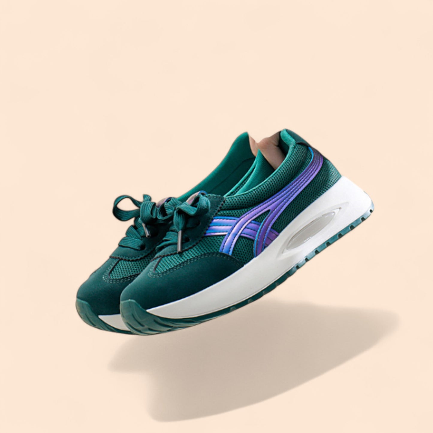 Zapatillas Plataforma Verdes Verde Selva