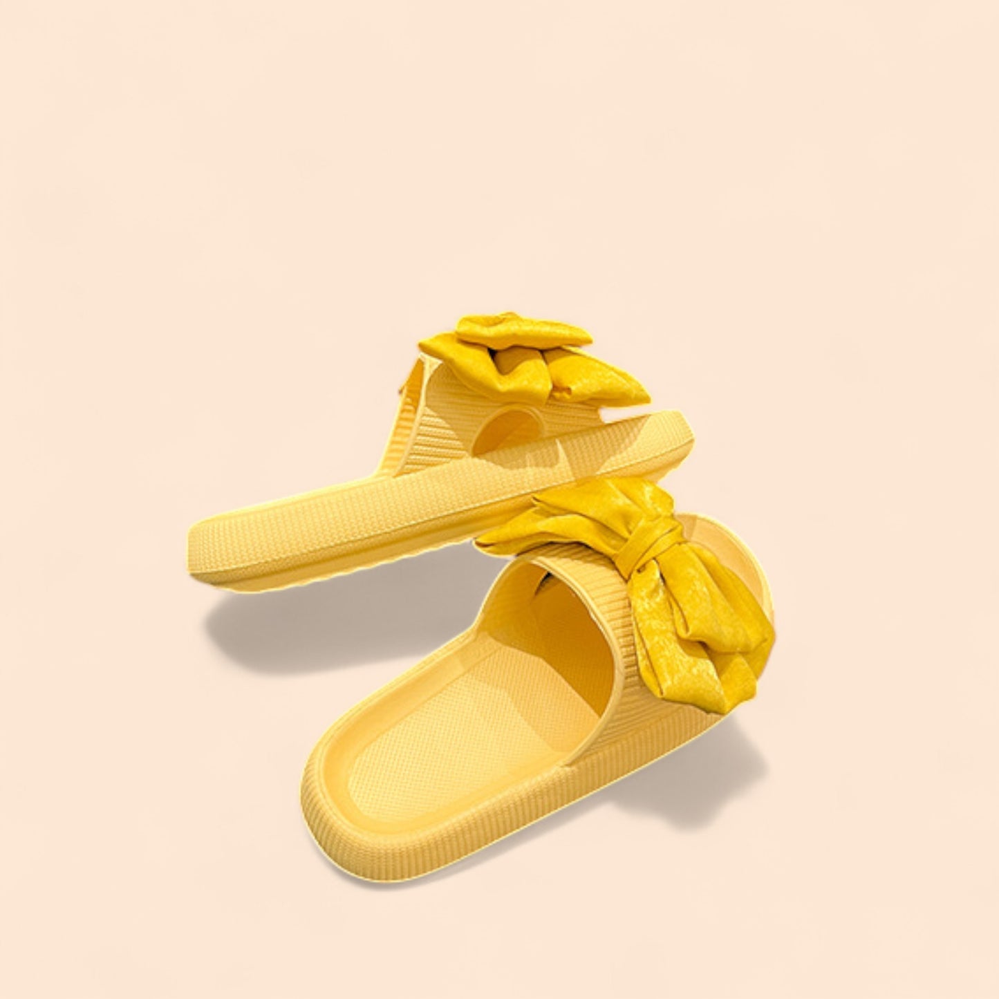 Chanclas Amarillas Plataforma Amarilla Sol