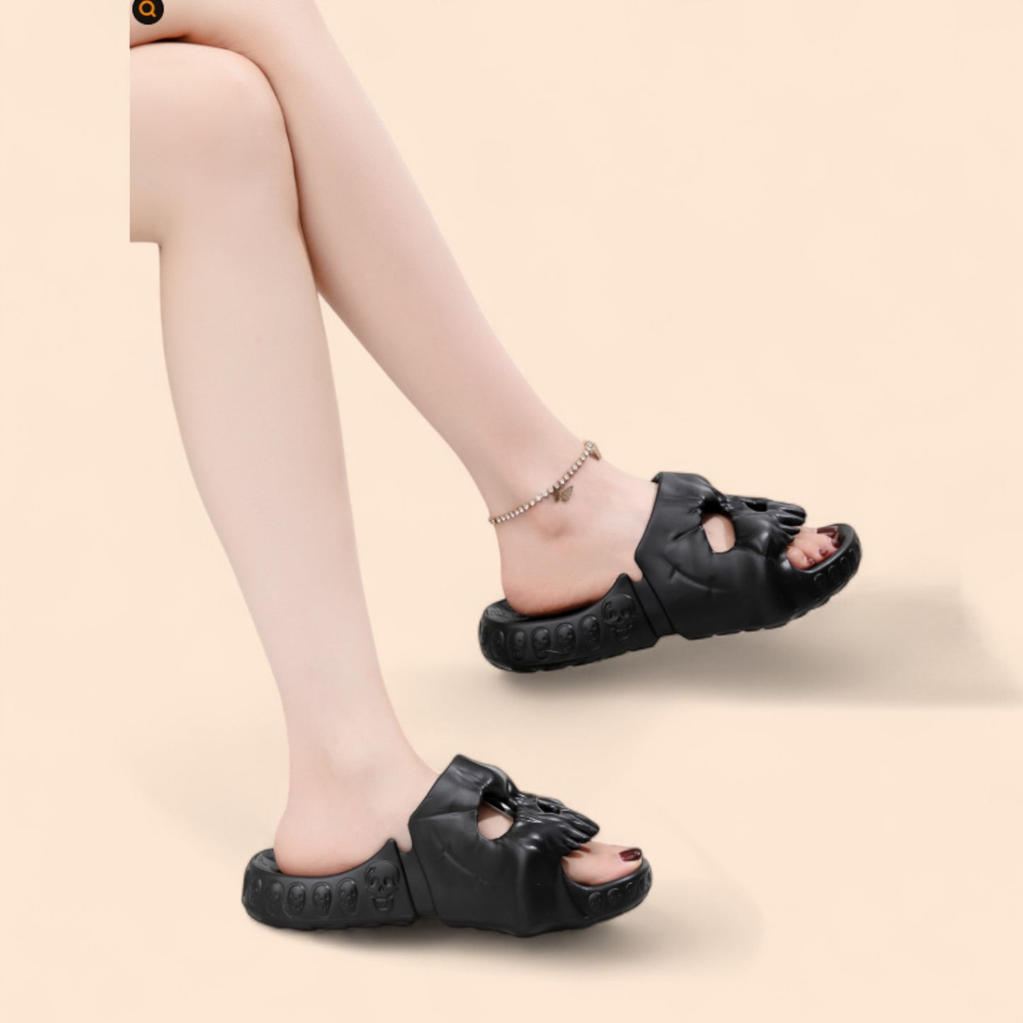 Sandalias Goticas Calavera Rebelde