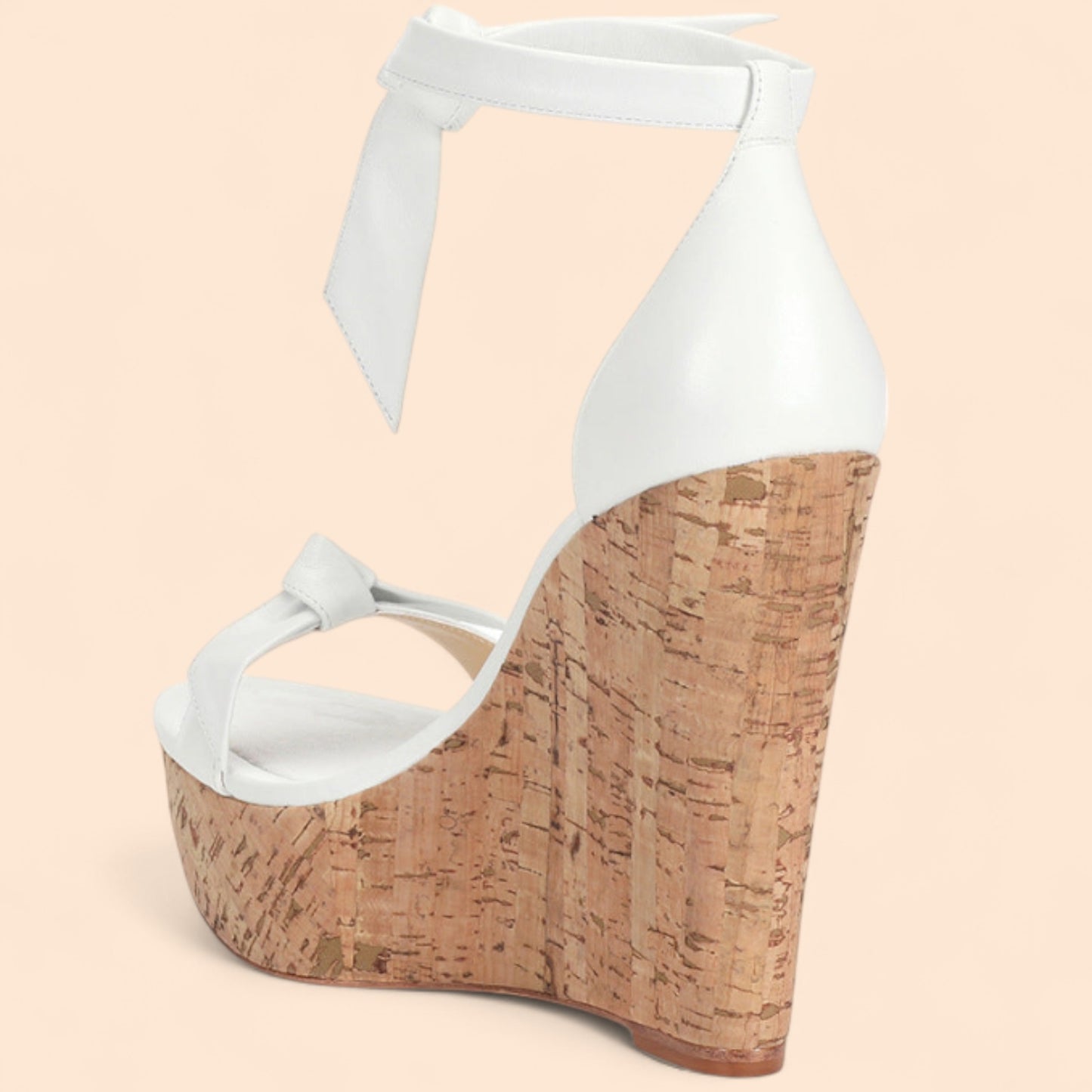Sandalias Plataforma Blancas Paseo Divino