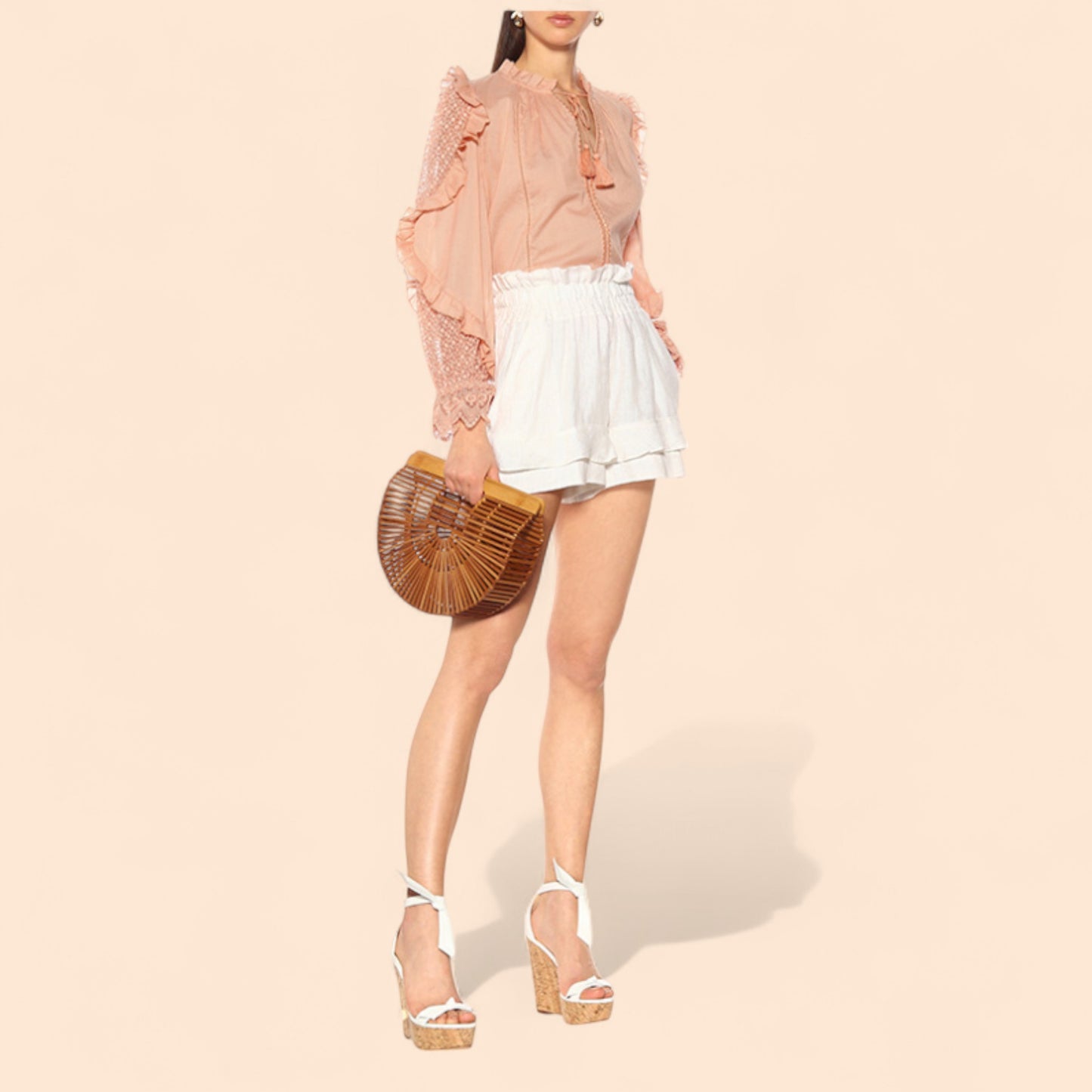 Sandalias Plataforma Blancas Paseo Divino