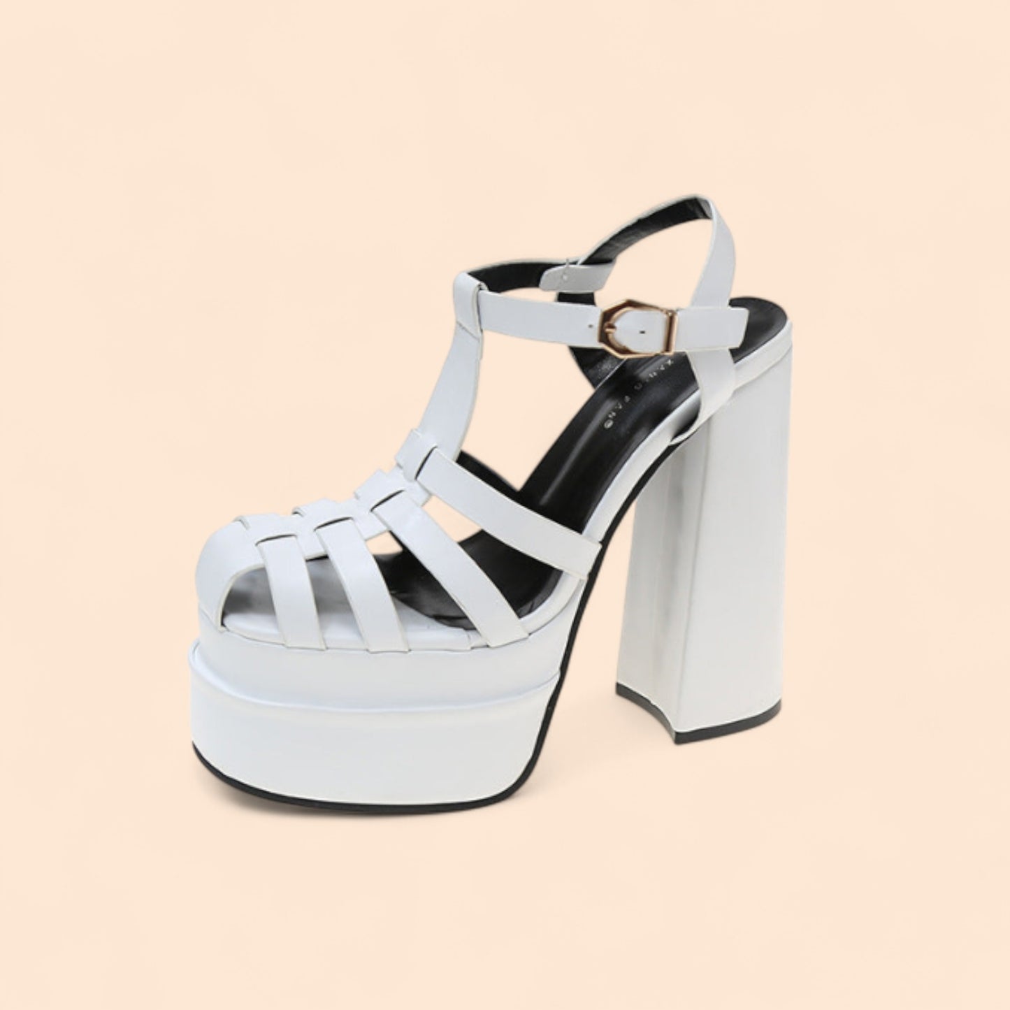 Sandalias Plataforma Blancas Power Chic