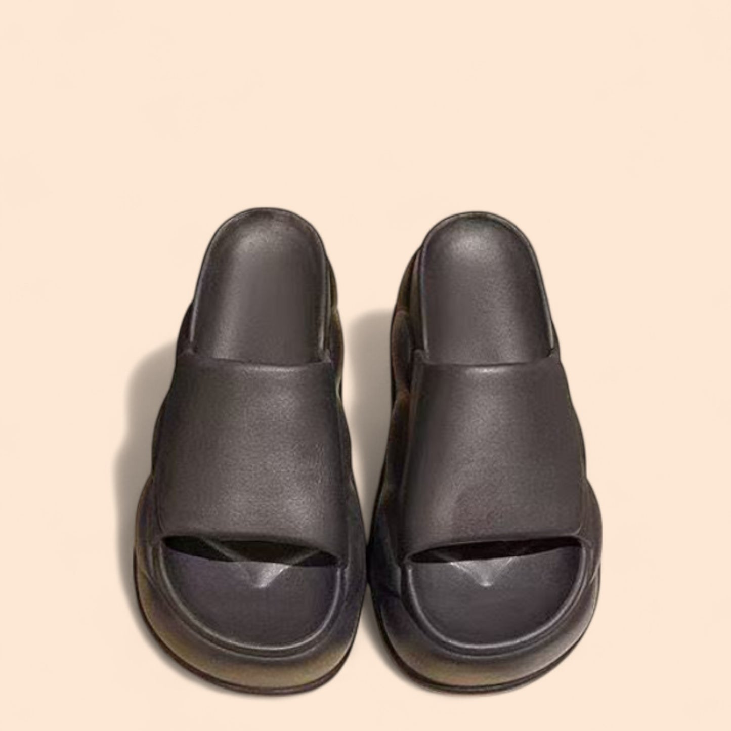 Chanclas Negras Plataforma Bruma