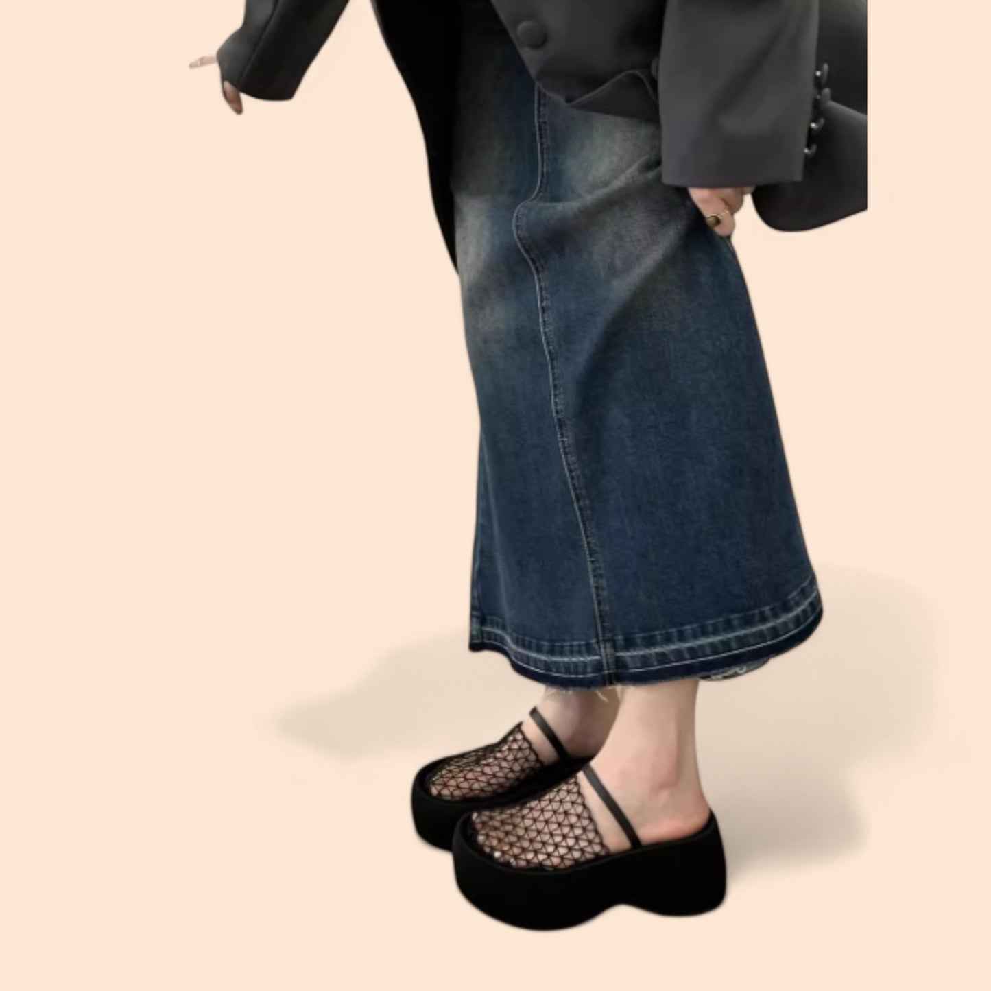 Black Platform Sandals