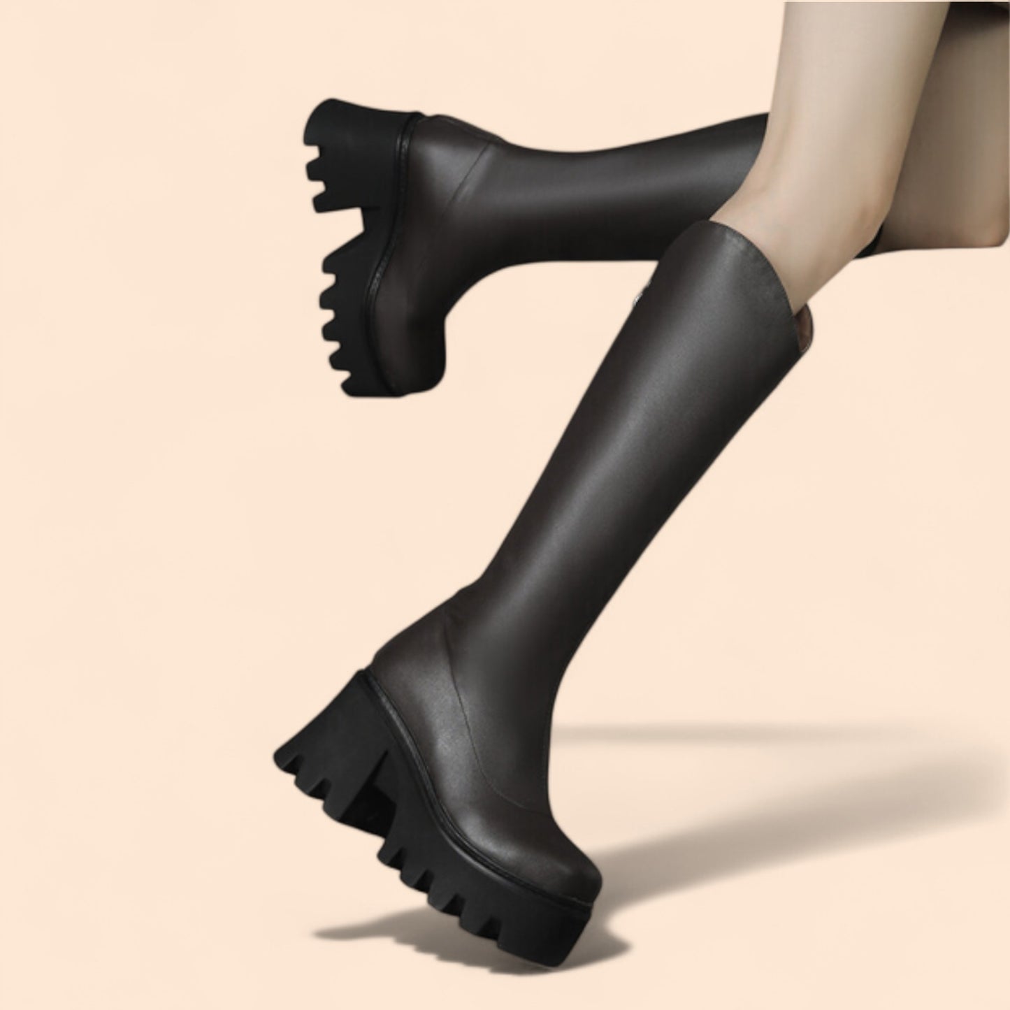 Botas Marrones Plataforma Artica