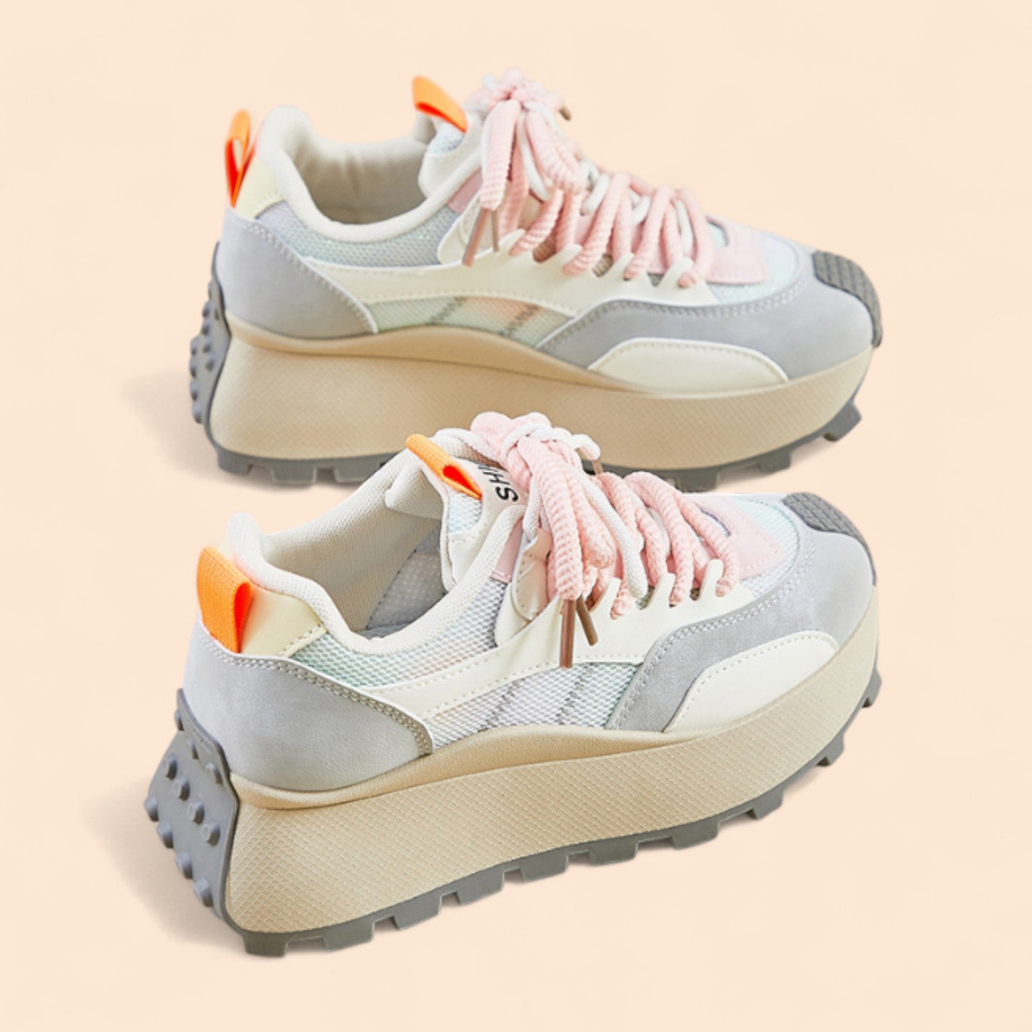 Zapatillas Grises Plataforma Soléa