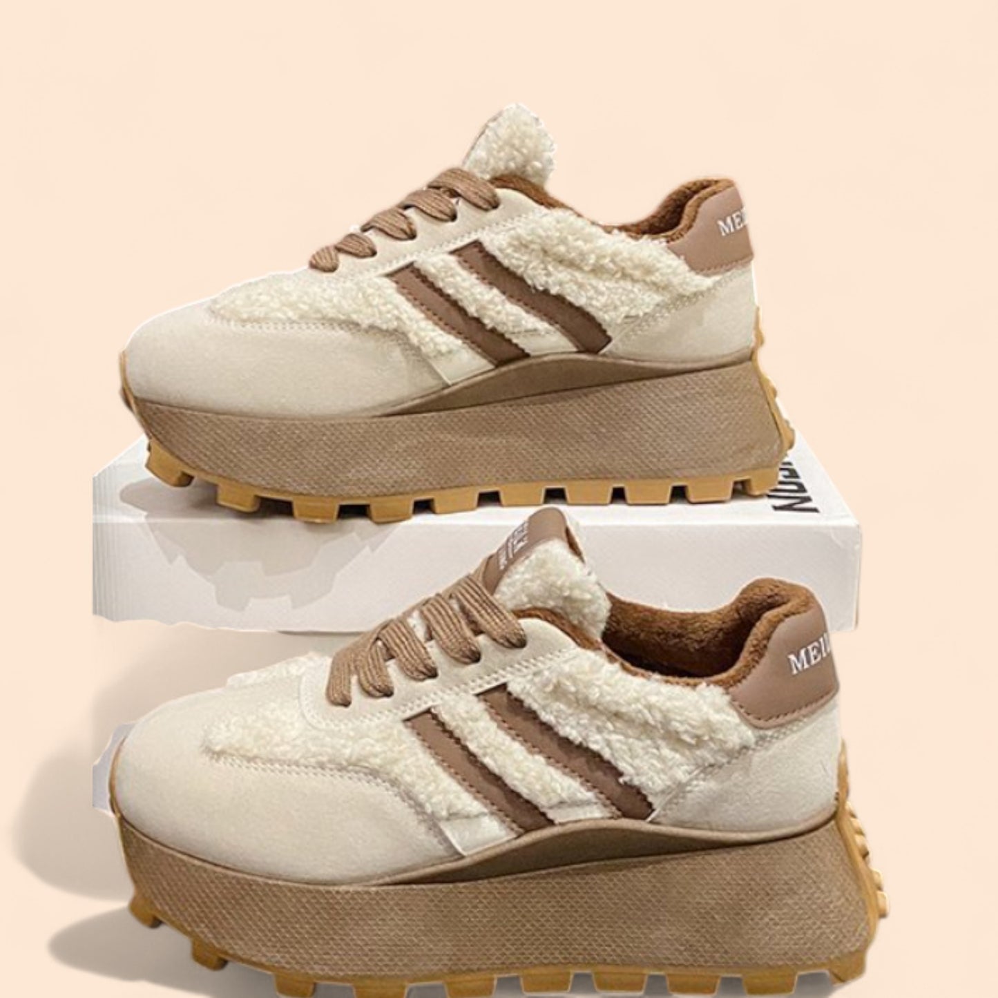 Zapatillas Marrones Plataforma Nube 2