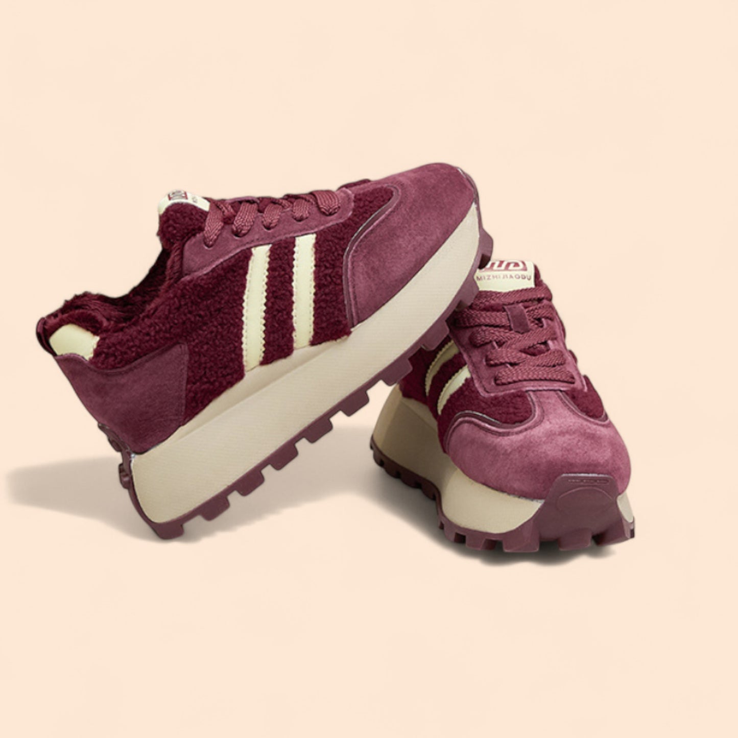 Zapatillas Rojas Mujer Plataforma Terra