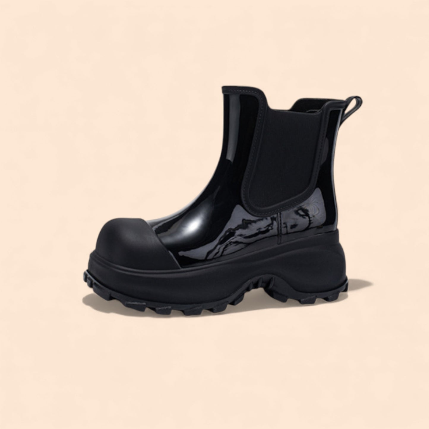 Botines Negros Plataforma Urbania