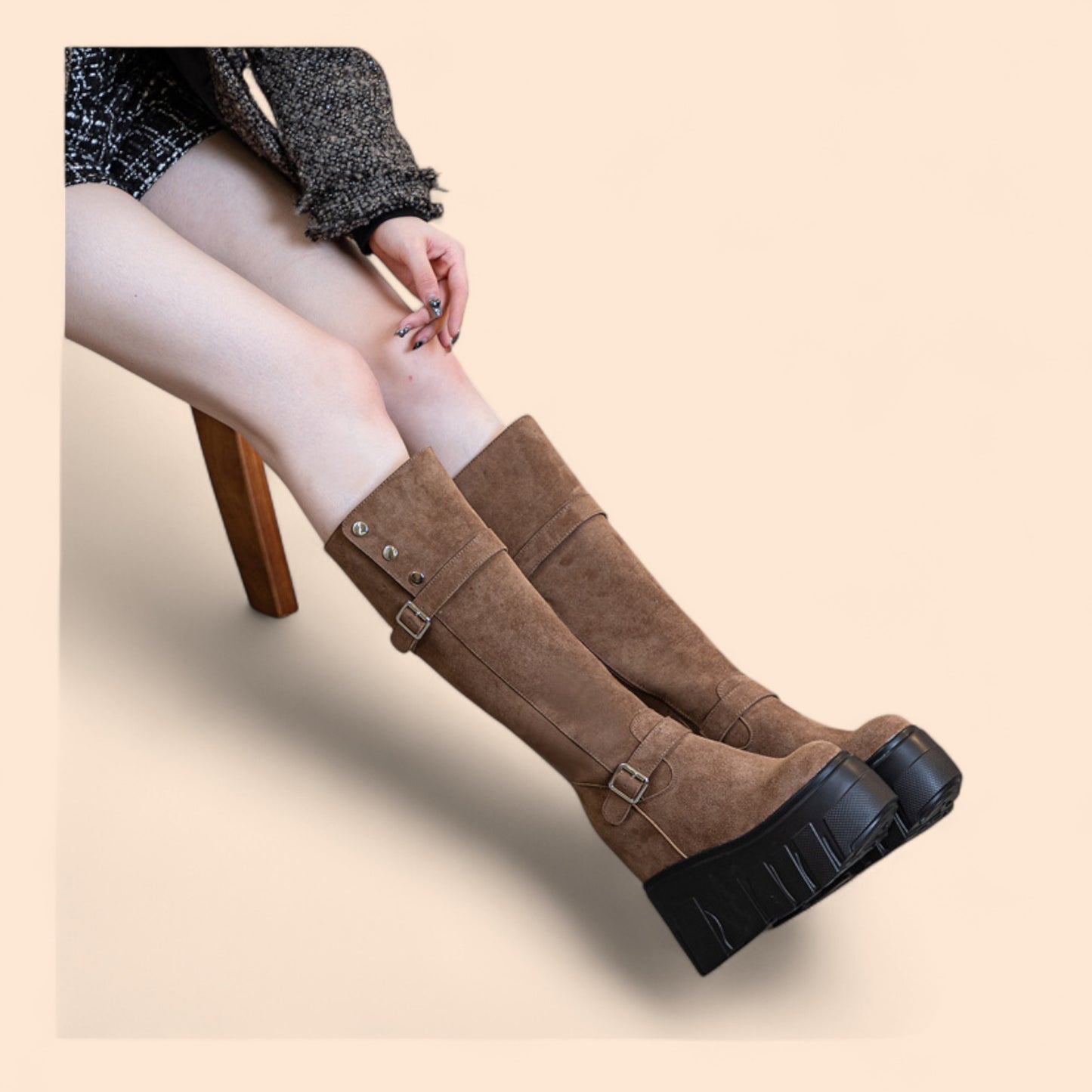 Botas Marrones Plataforma Sierra