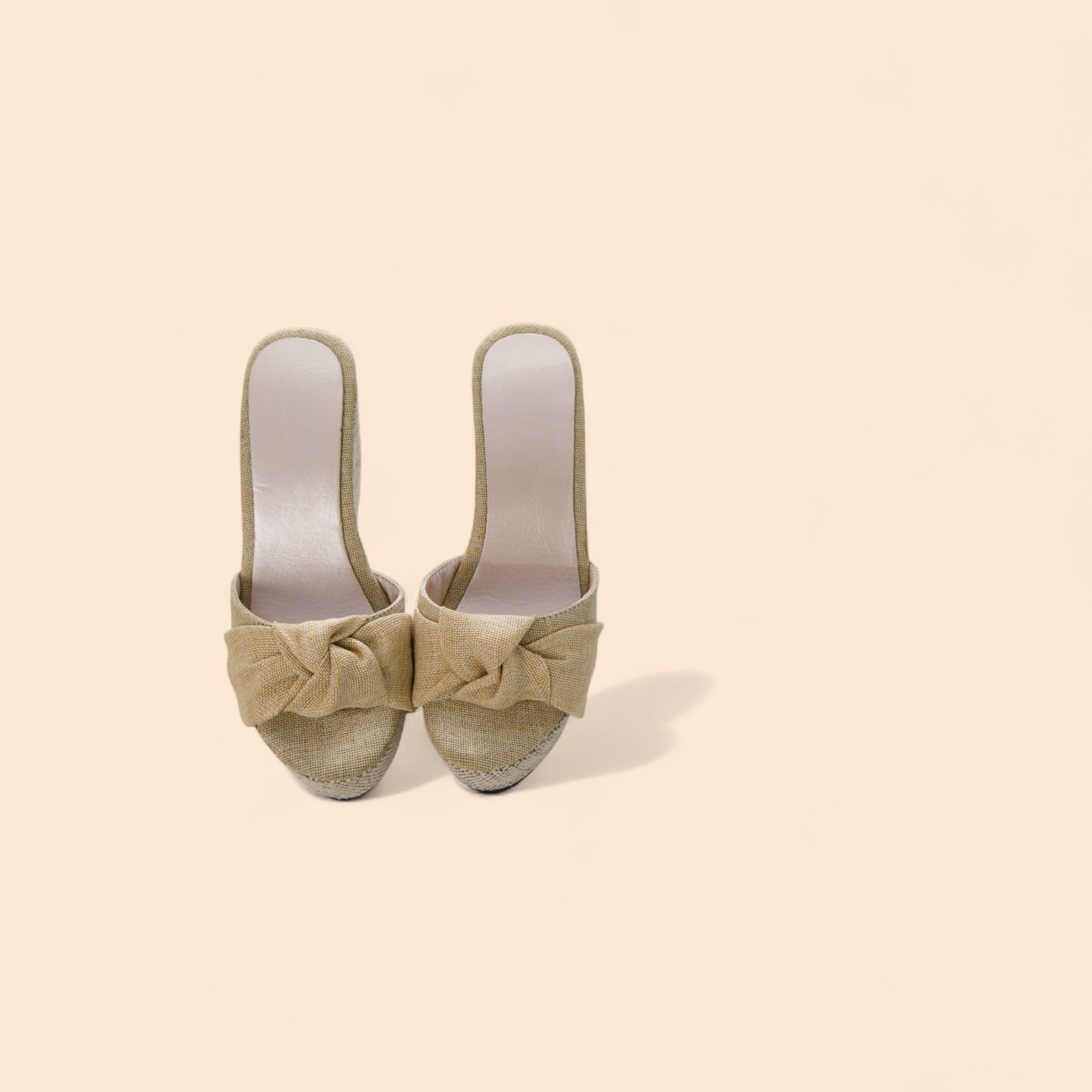 Sandalias Plataforma Beige Aura Natural
