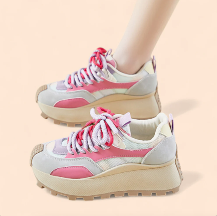 Zapatillas Rosas Plataforma