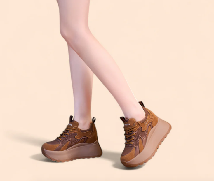 Zapatillas Marrones Plataforma