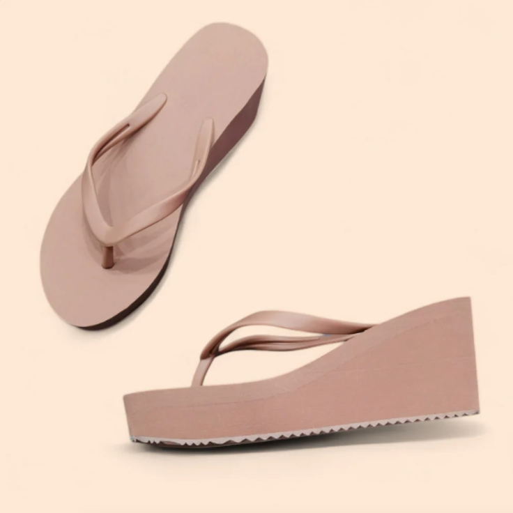 Chanclas Plataforma Playa