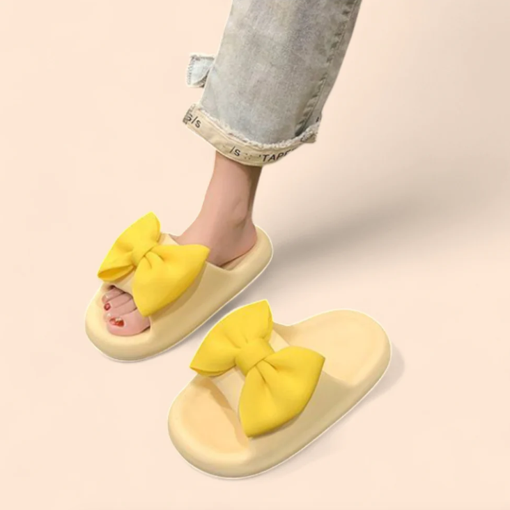 Chanclas Amarillas Plataforma