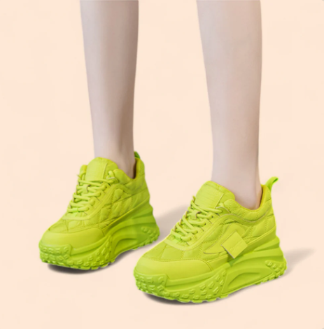 Zapatillas Plataforma Verdes