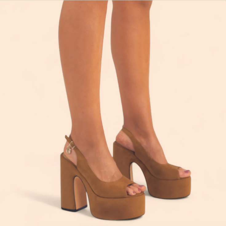 Sandalias Marrones Plataforma