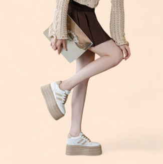 Zapatillas Beige Plataforma
