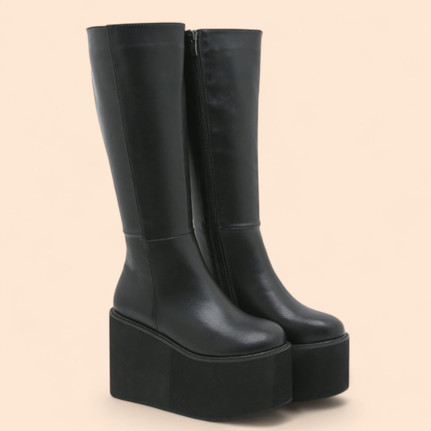 Botas Negras Plataforma Volterra