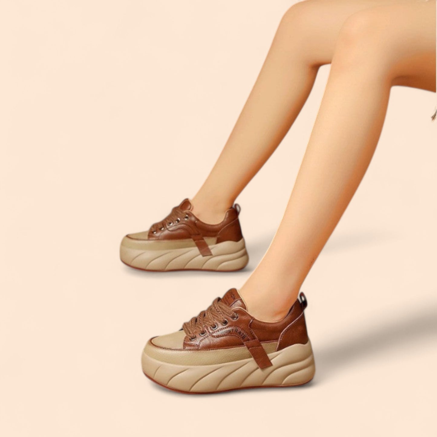 Zapatillas Marrones Plataforma Urban Elevate