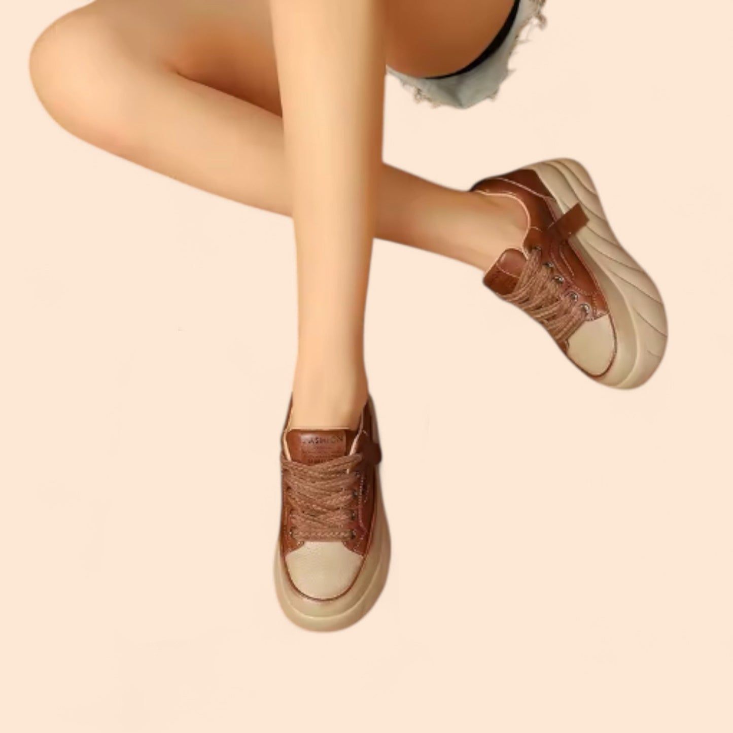 Zapatillas Marrones Plataforma Urban Elevate