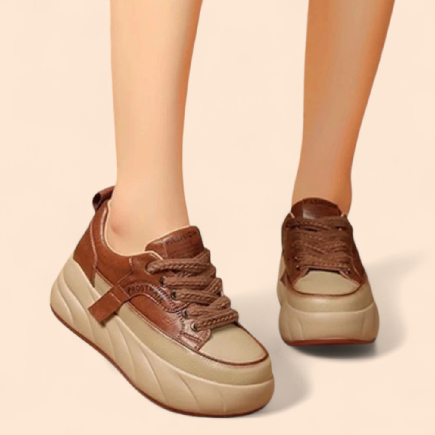 Zapatillas Marrones Plataforma Urban Elevate