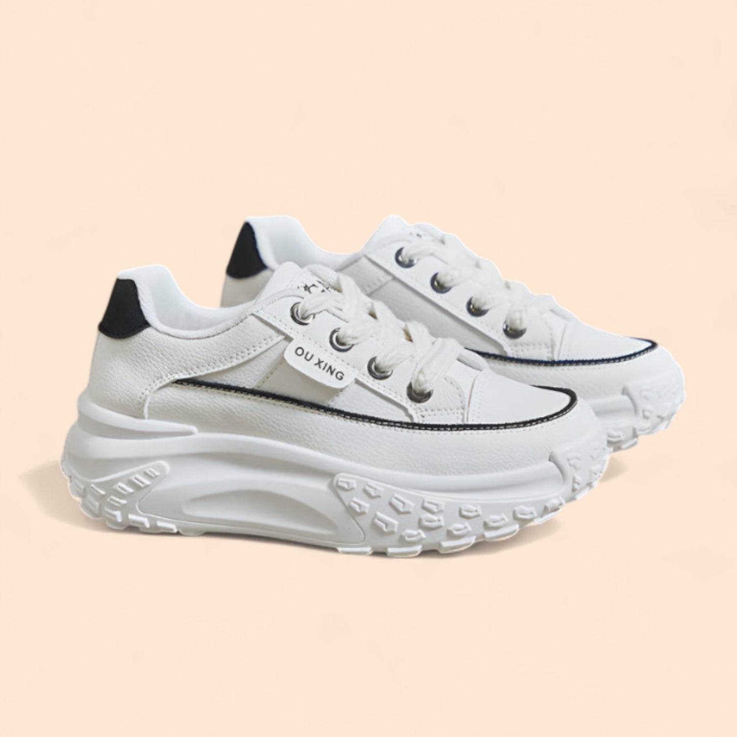 Zapatillas Blancas Plataforma Extremo Motion