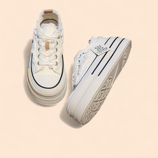 Zapatillas Blancas Plataforma Street Rebel
