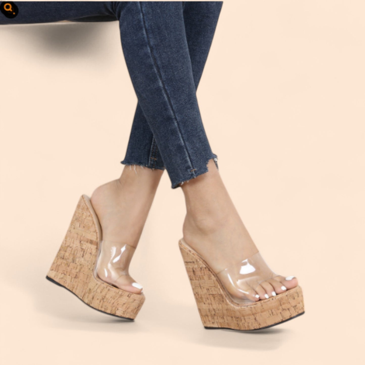 Sandalias Plataforma Beige Skyline Elegance