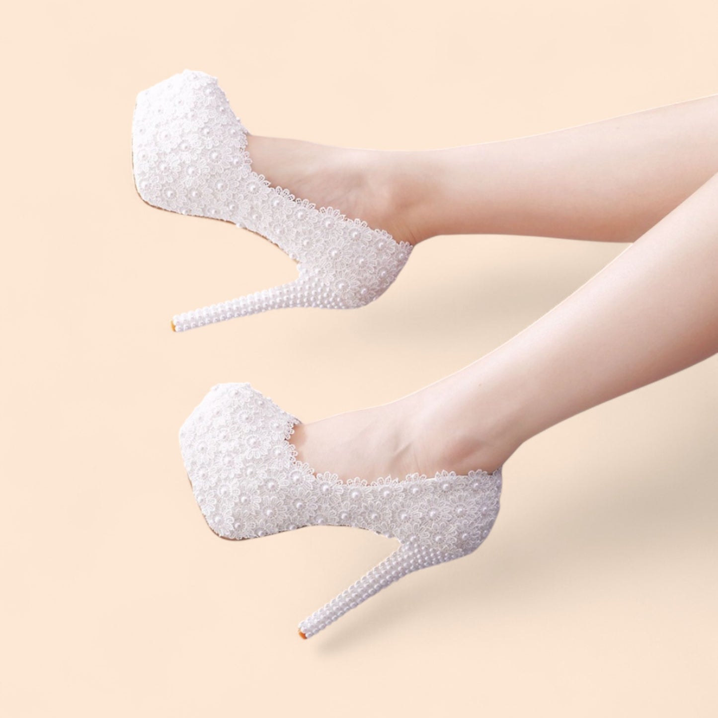 Sandalias Novia Plataforma Encanto Real