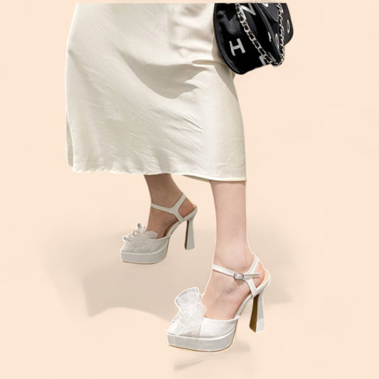Sandalias Novia Plataforma Celestial Glam