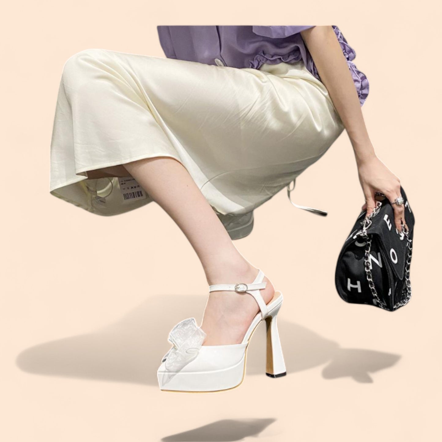 Sandalias Novia Plataforma Celestial Glam