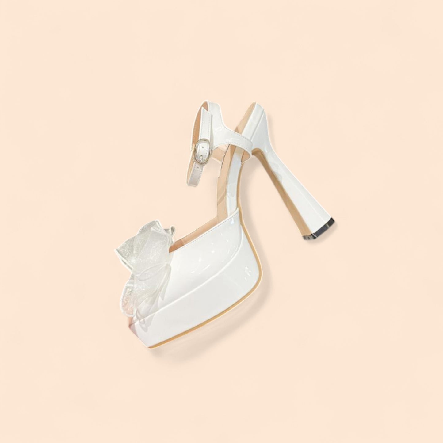 Sandalias Novia Plataforma Celestial Glam