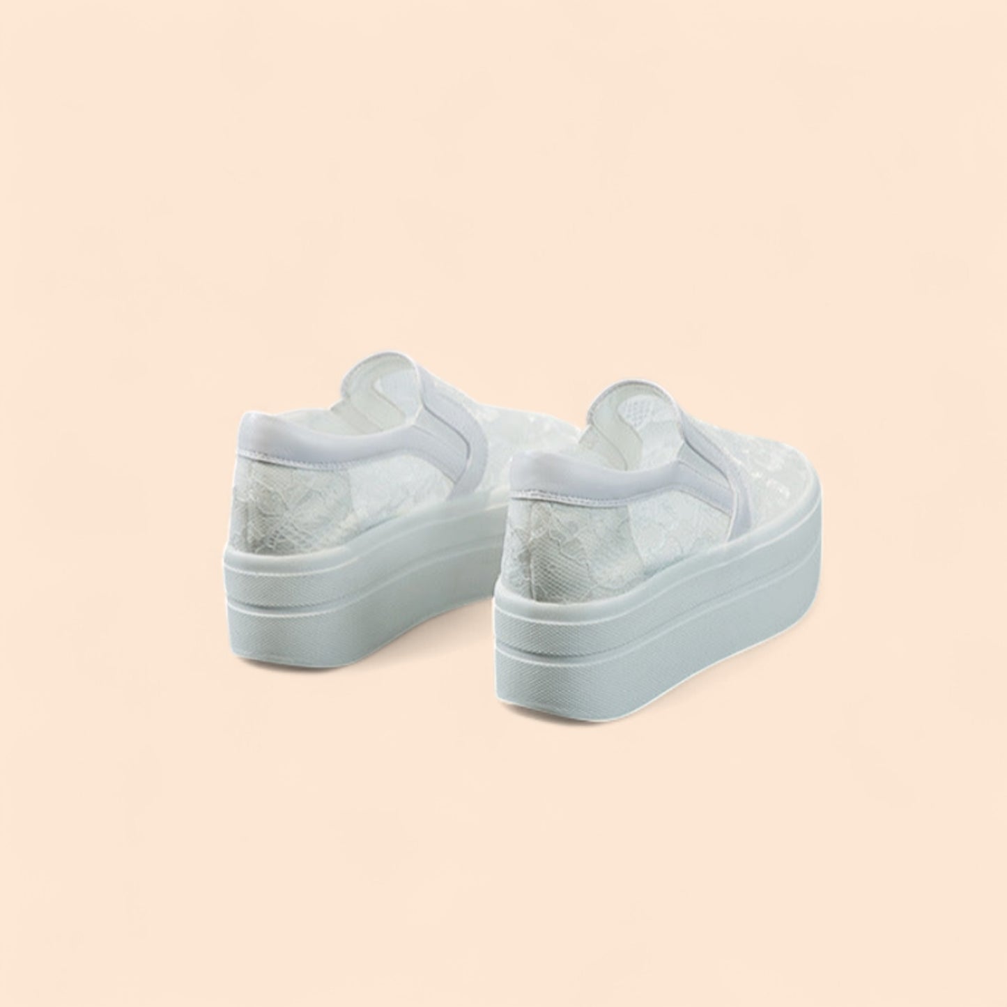 Zapatos De Novia Cómodos Con Plataforma Luz de Novia