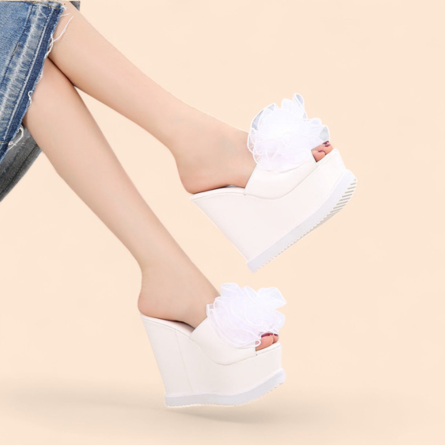 Sandalias Novia Plataforma Boda-Glam