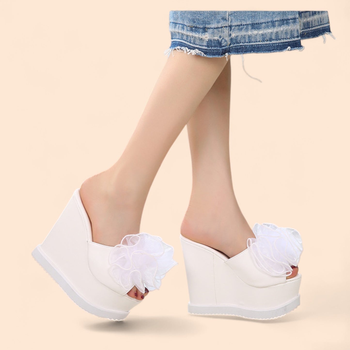 Sandalias Novia Plataforma Boda-Glam