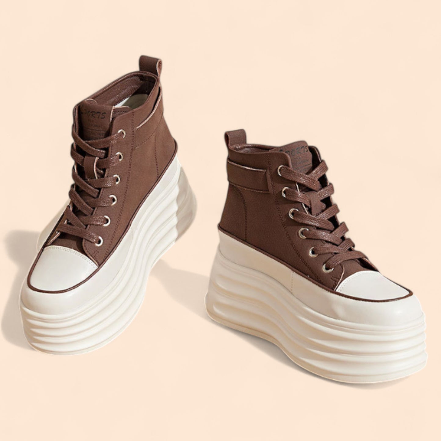 Zapatillas Marrones Plataforma Eclipse