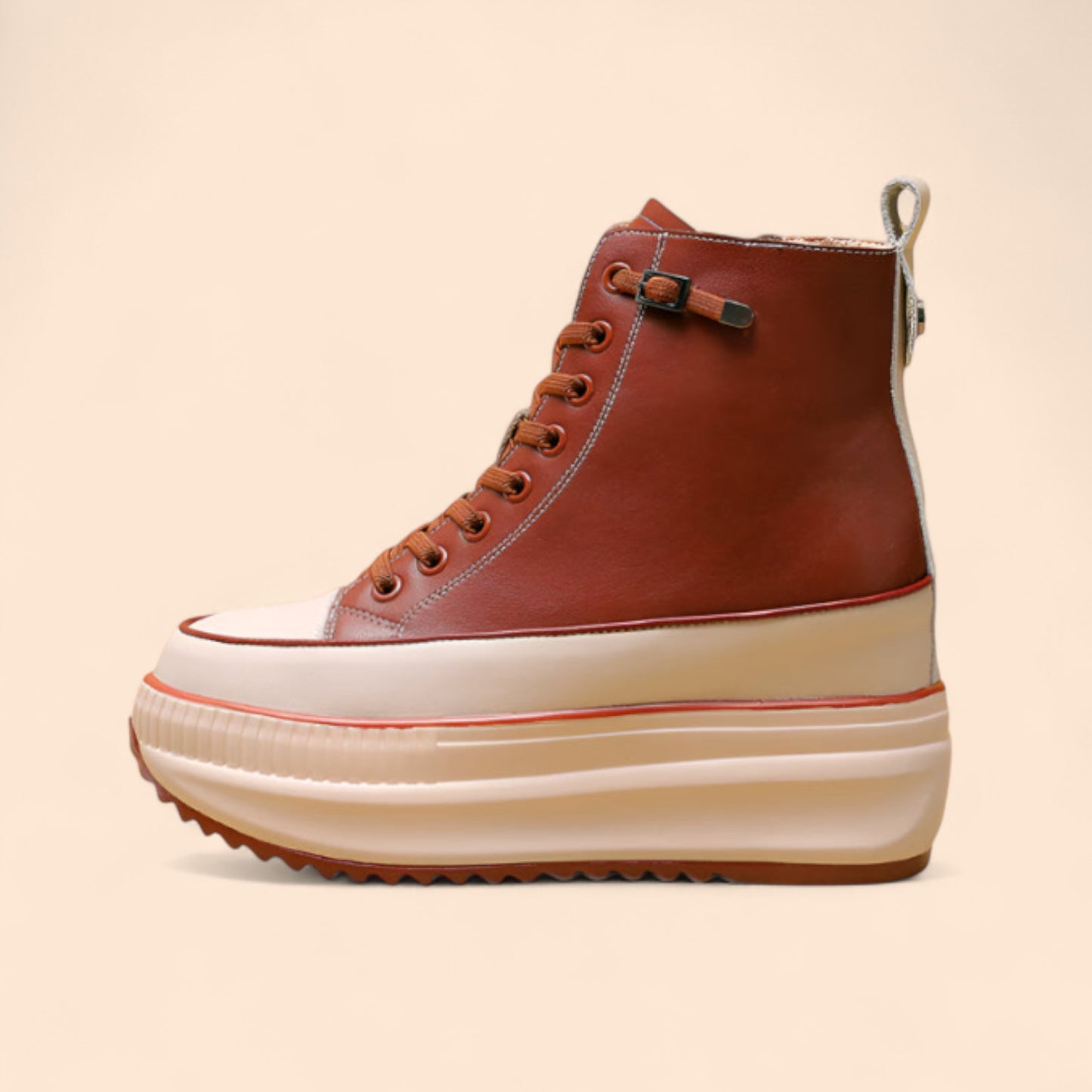 Zapatillas Marrones Plataforma Altitud