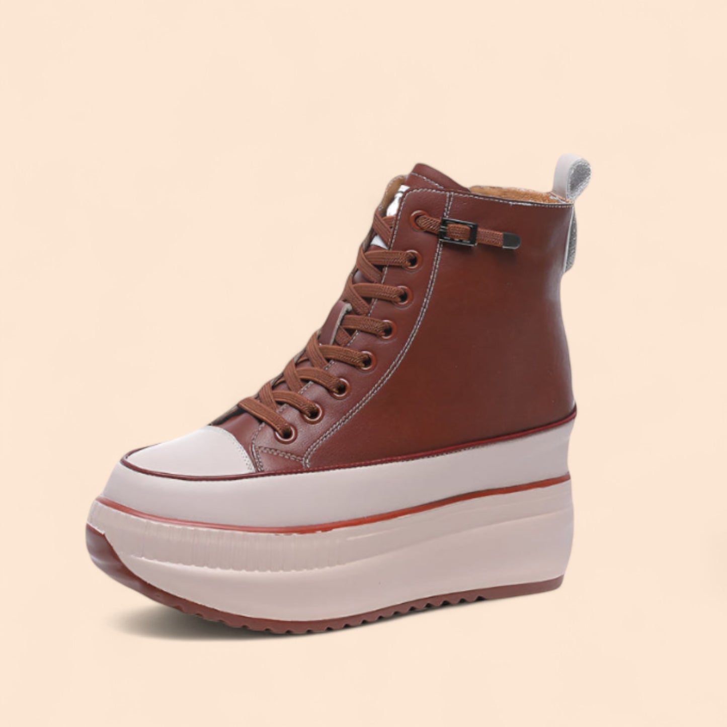 Zapatillas Marrones Plataforma Altitud
