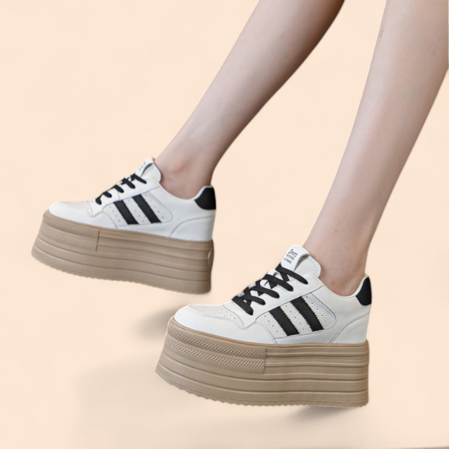 Zapatillas Negras Con Plataforma Euforia