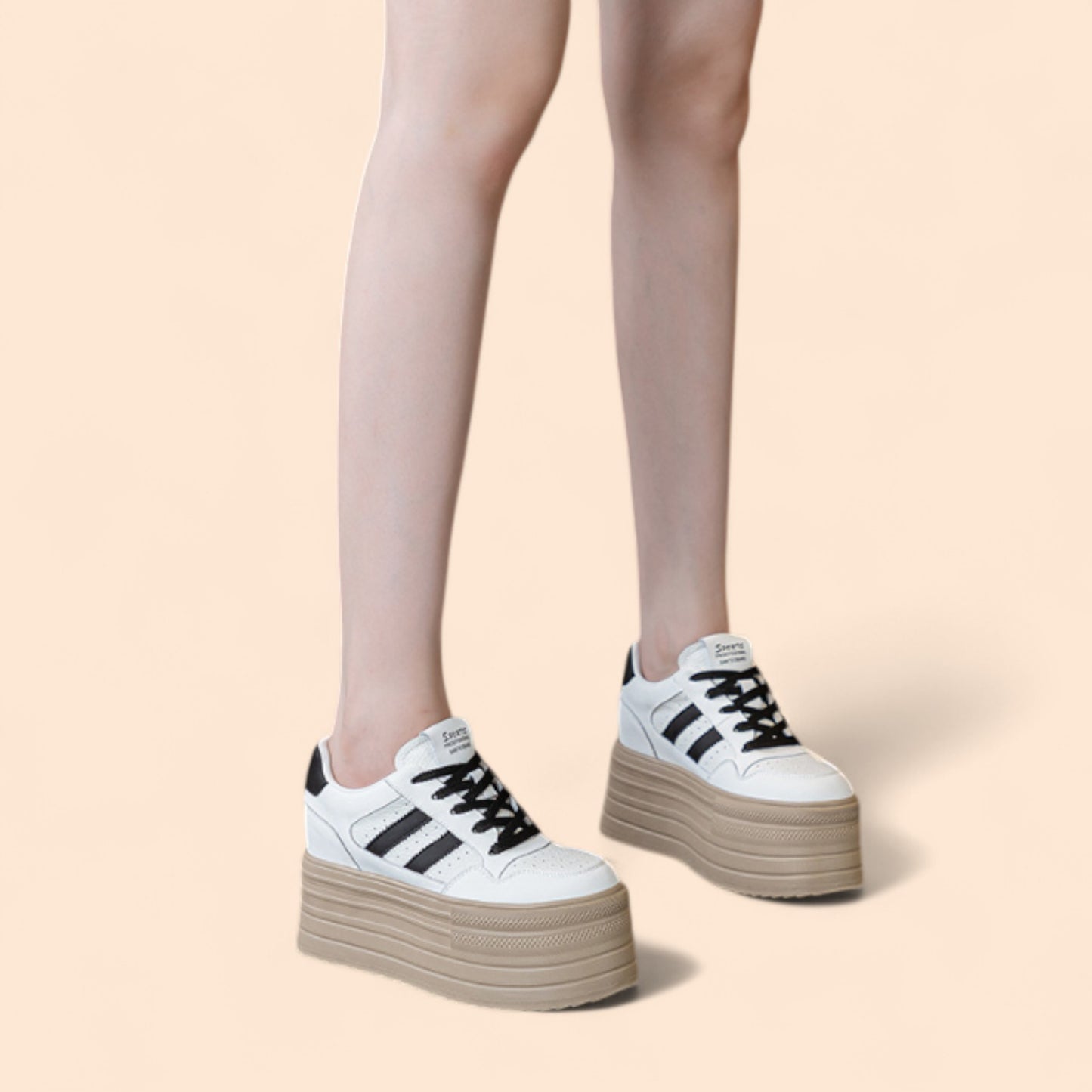 Zapatillas Negras Con Plataforma Euforia