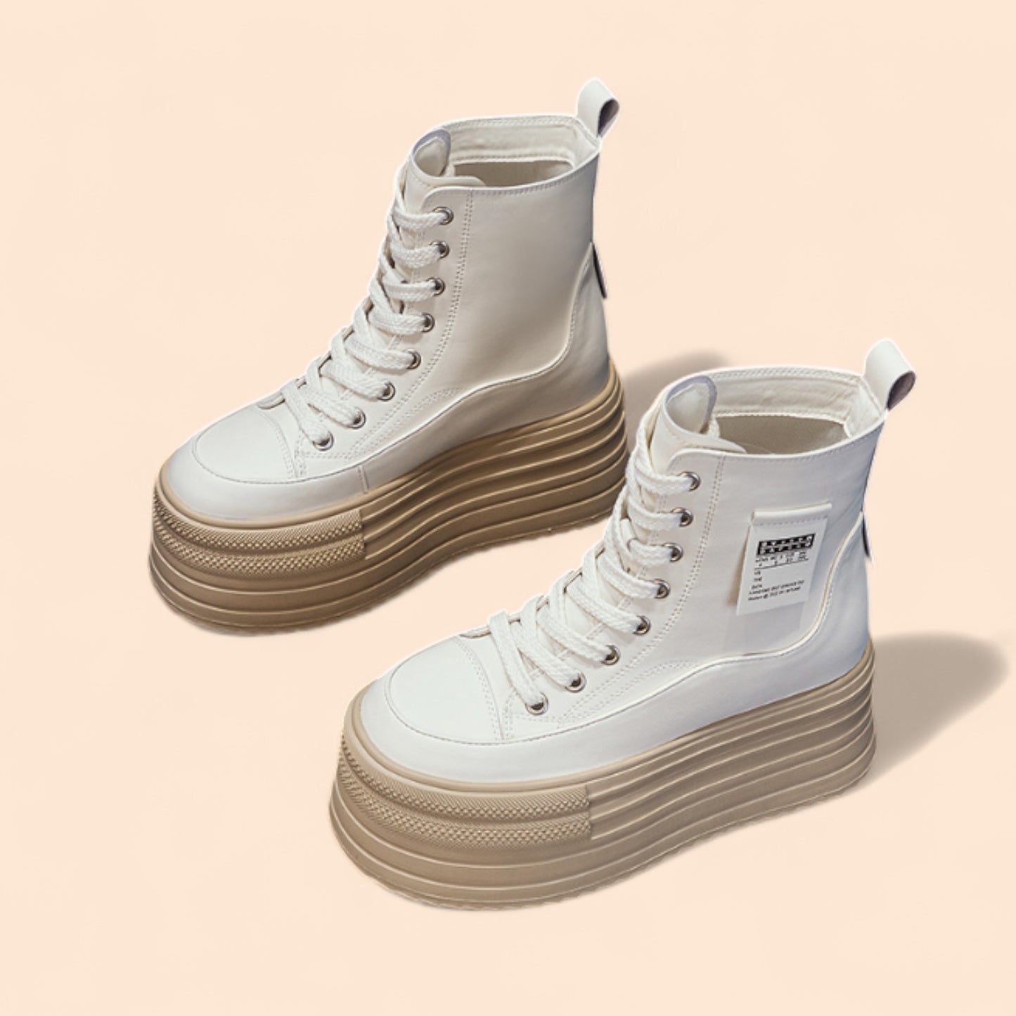 Zapatillas Blancas Plataforma Titania