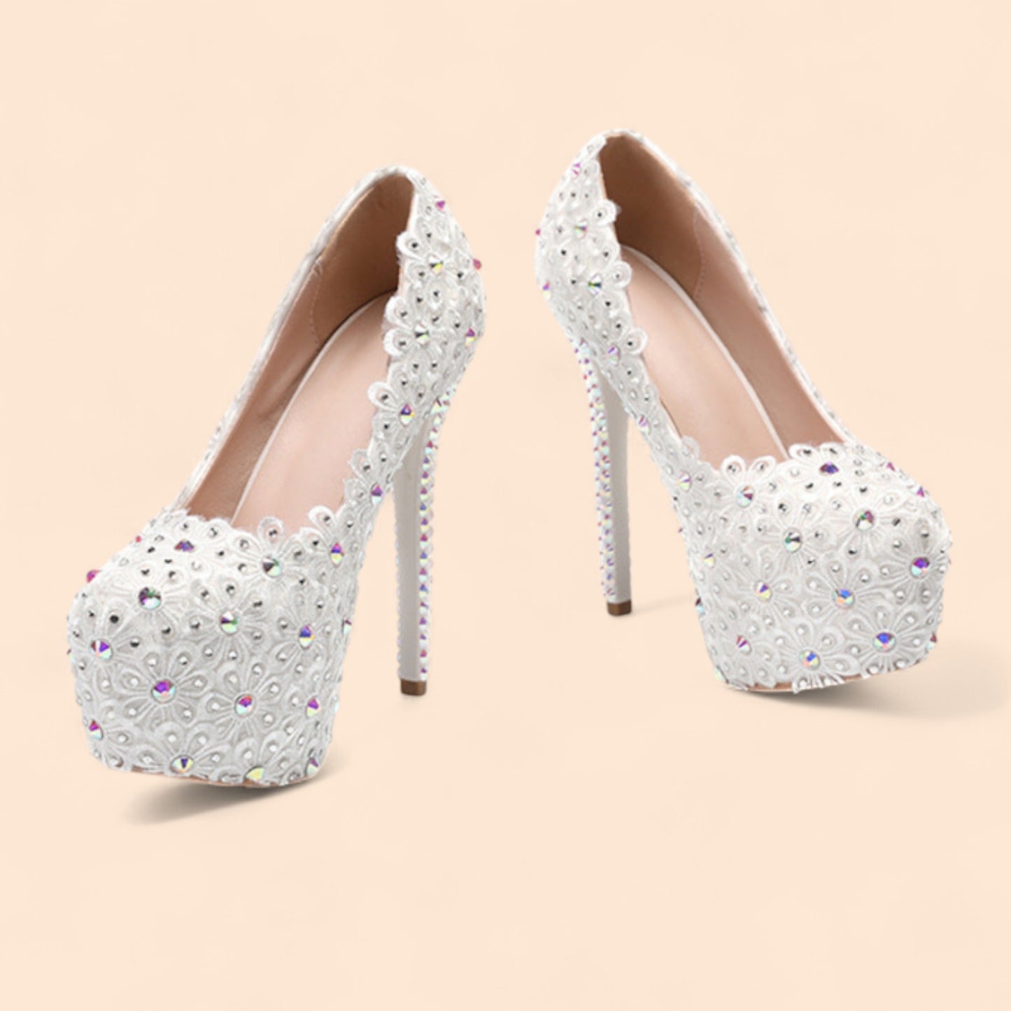 Sandalias Novia Plataforma Imperial