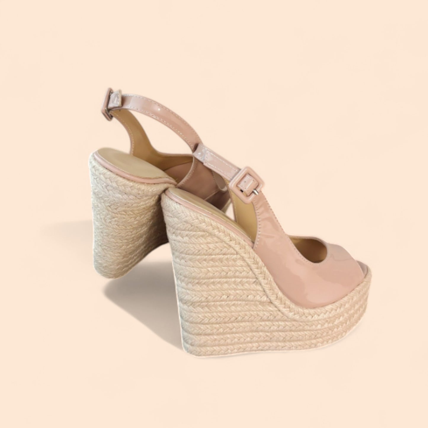 Sandalias Plataforma Beige Brisa